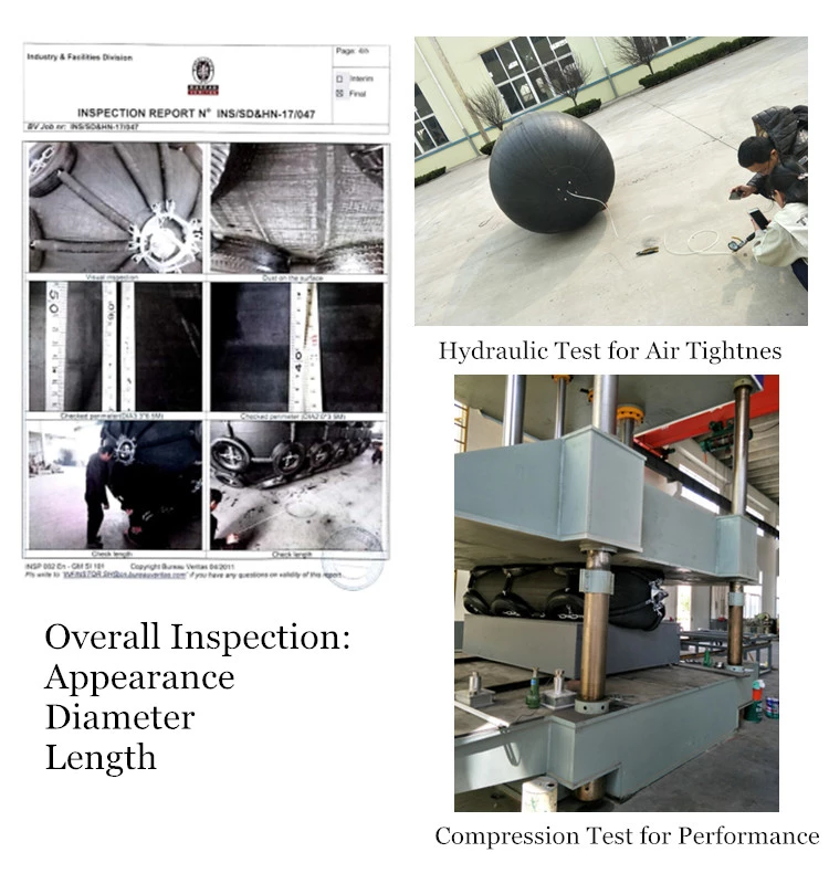 2m x 3.5m Yokohama Type Pneumatic Rubber Fender