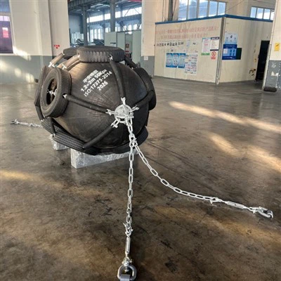 Defensa neumática de goma fija (montada en cubierta/suelo)