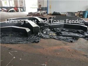 Guardabarros de espuma lateral para barco